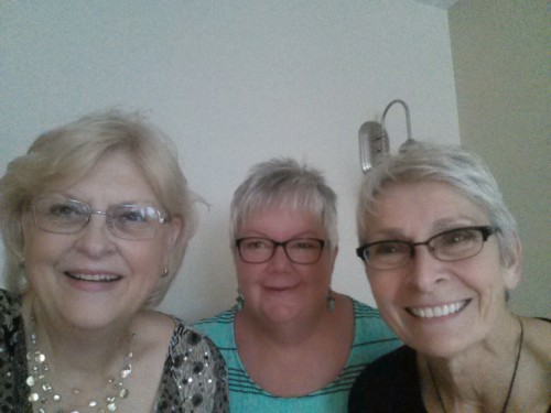 Friends since Congress School.....Mary Helen, Jane and Judy! In 2015