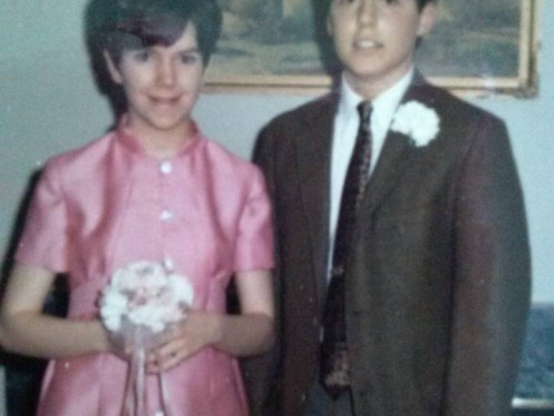 Bill and I started dating in high school. This is SHS Sweetheart Swing 1968!