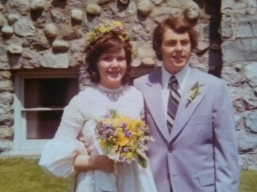 Our Wedding Day, May 20, 1972 at Sturgis First United Methodist Church.
